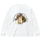 犬グッズの店しえるぶるーのきのこコーギー Big Long Sleeve T-Shirt