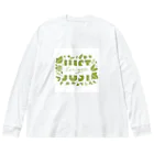 by.lettersのJust for you! みどり ビッグシルエットロングスリーブTシャツ