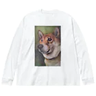 kiyomi99の愛犬 ビッグシルエットロングスリーブTシャツ