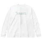 jikkuri kotokotoのI can live without romance. ビッグシルエットロングスリーブTシャツ