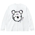 YAYA House  🐻くまのオマエ🐻のくまのオマエ　（油絵） Big Long Sleeve T-Shirt