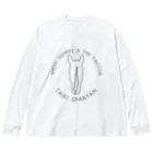 TaikiRacingClubShopのmarulogo【SPA】kuro Big Long Sleeve T-Shirt