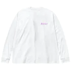 PADA328🌴 タイ語・タイ文字 グッズのおいしい　ぶどう🍇 Big Long Sleeve T-Shirt