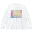 気まぐれshop　haruchonのきらきら輝く　ヒーリングアート Big Long Sleeve T-Shirt