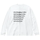 Something for the GeeksのSEOライティング初級編 Big Long Sleeve T-Shirt