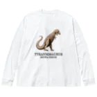 ルルンパ・エンターテイメントのティラノサウルス Big Long Sleeve T-Shirt