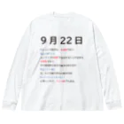 Mathematicsの9月22日 ビッグシルエットロングスリーブTシャツ