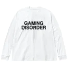 TOKYO LOGOSHOP 東京ロゴショップのGAMING DISORDER-ゲーミングディスオーダー- Big Long Sleeve T-Shirt