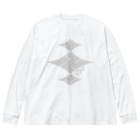 RMk→D (アールエムケード)の楼卍(ロマン)の灰 Big Long Sleeve T-Shirt