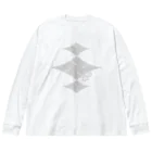 RMk→D (アールエムケード)の楼卍(ロマン)の灰 Big Long Sleeve T-Shirt