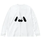 うさぎのUSA（うーさ）🐰のダイレクトうさぎTシャツ Big Long Sleeve T-Shirt