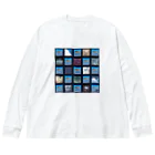 a taki takiのPLACES AND SPACES Big Long Sleeve T-Shirt