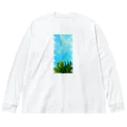 MUGURa-屋の無題　空へ Big Long Sleeve T-Shirt