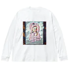 【ホラー専門店】ジルショップの英語の名言つき❁ピンクガール Big Long Sleeve T-Shirt