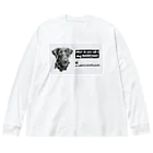 Black Labradors MatterのLabracadabrador ビッグシルエットロングスリーブTシャツ