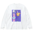 ひよこ工房のシティポップ Big Long Sleeve T-Shirt