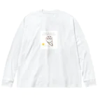 トウメイナココ　toumeinakokoのフクロウは縁起がいい Owls are auspicious Big Long Sleeve T-Shirt