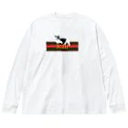 ごまわさびのICHI The Cat Big Long Sleeve T-Shirt