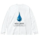 ナグラクラブ デザインのwater planet ビッグシルエットロングスリーブTシャツ