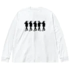 yajicongoodayのLots of Ring!Ring! Big Long Sleeve T-Shirt