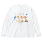 KAMAP ＆ Ricaの【KAMAP】カラフルKAMAP ビッグシルエットロングスリーブTシャツ