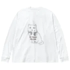 amemugi（あめむぎ）の音楽が好きなチベットスナギツネ。 ビッグシルエットロングスリーブTシャツ