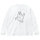 いしきんのねこゆうれい ビッグシルエットロングスリーブTシャツ