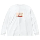 まつげちゃんのおみせのおさげの赤まつげちゃん Big Long Sleeve T-Shirt