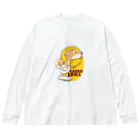 mimicのSHiBA DRILL 柴犬 Big Long Sleeve T-Shirt