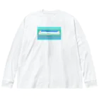 プーショップの田んぼのコンポジション〜稲刈りの季節2〜 Big Long Sleeve T-Shirt