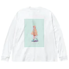 QBB01onlineshopのRURURU〜 Big Long Sleeve T-Shirt