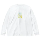 takahashiyuumiの抽象水彩　　　c ビッグシルエットロングスリーブTシャツ