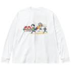 gusukuのCustomine Students Big Long Sleeve T-Shirt