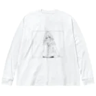 はんめおりじなるの寒いから手繋ごうよ(ブラック Big Long Sleeve T-Shirt