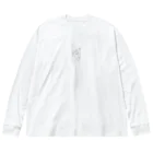 久保山の手を挙げるときに脇を隠す猫 Big Long Sleeve T-Shirt