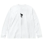 モノクロフィットネスの弁当オーバーロウ Big Long Sleeve T-Shirt