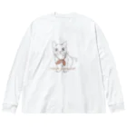 amemugi（あめむぎ）の（茶色）ねこちゃん Big Long Sleeve T-Shirt