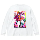 森田まよりの2021年ハロウィン（全身） Big Long Sleeve T-Shirt