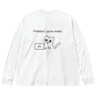 phy&menのProfessor, you're muted ビッグシルエットロングスリーブTシャツ