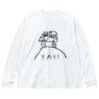 YAY!のむしくんモンスタートラックにのる Big Long Sleeve T-Shirt