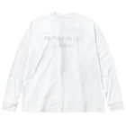 MIGNONのシルバーグリッター Big Long Sleeve T-Shirt