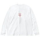 Anela’Eheuの天使のうさぎハピバニちゃん ビッグシルエットロングスリーブTシャツ