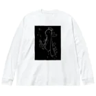 lapis collectionのキャンドルのおばけ Big Long Sleeve T-Shirt