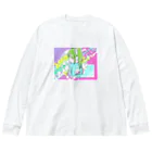 pooのかっこいいの Big Long Sleeve T-Shirt