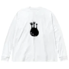 雲丹子商店のシルエットグラキリス Big Long Sleeve T-Shirt