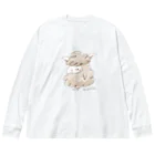 HOOBUKUROのゆる羊 Big Long Sleeve T-Shirt