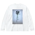 BRICK【ブリック】の薔薇バラ ビッグシルエットロングスリーブTシャツ