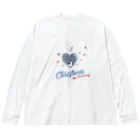 Studio Made in FranceのStudio Made in france 002 I love Christmas ビッグシルエットロングスリーブTシャツ