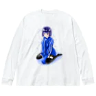 AQUAの涙の雨と星 地雷女子 Big Long Sleeve T-Shirt