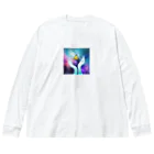 ガマクチのCAUTION IN OUTER SPACE Big Long Sleeve T-Shirt